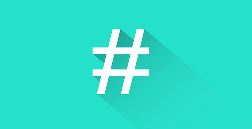 social media hashtags